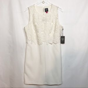 NWT! Vince Camuto Ivy Eyelet Midi Dres Size 12